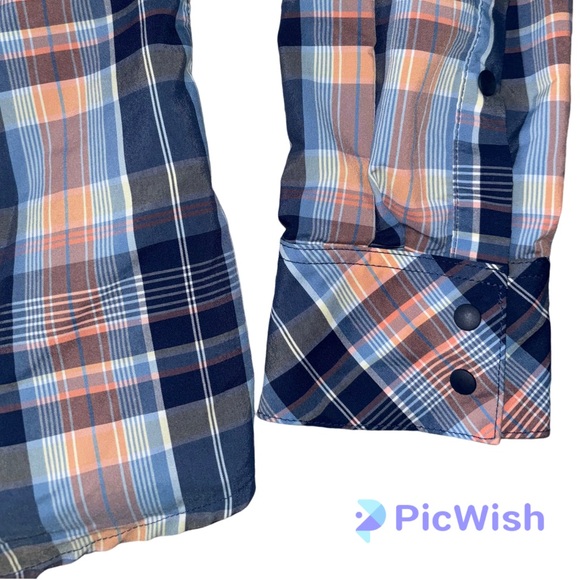 Patagonia Havasu Plaid Button Down Lightweight Shirt medium - Picture 2 of 9